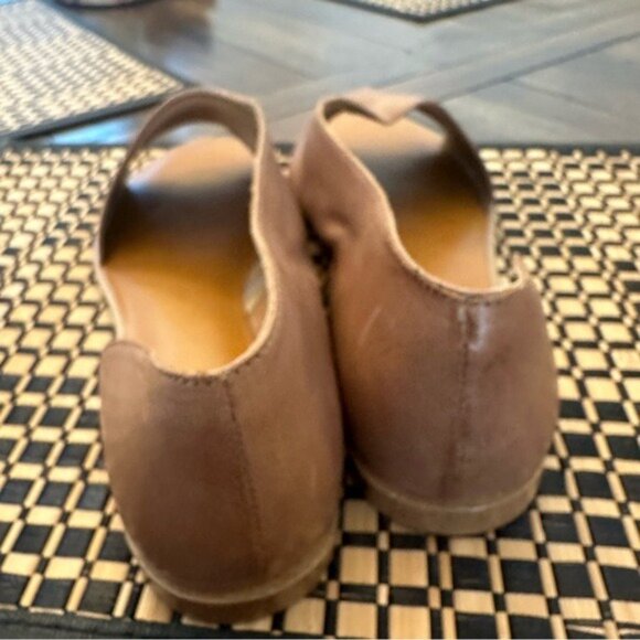 Cynthia Rowley Cosinn Brown Leather Open-Toe Flats Size 9.5 NWOT Women’s - Picture 5 of 12